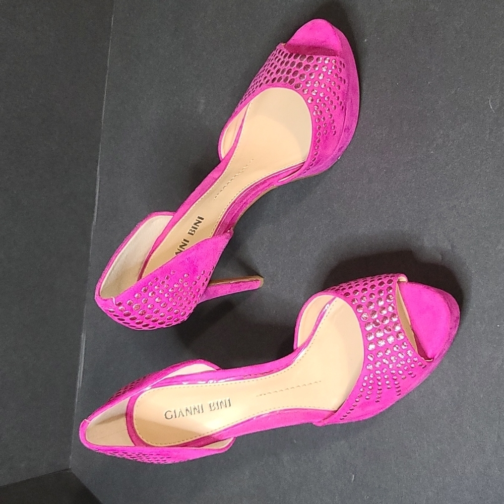 GIANNI BINI PINK PLATFORM HIGH HEEL